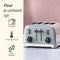 Cuisinart - 4 Slice Toaster Broodrooster CPT180GE - 4 sleuven - Ontdooifunctie - Bagelfunctie - 6 standen - Pistacho Green