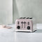 Cuisinart 4 Slice Toaster Broodrooster CPT180PIE - 4 sleuven - Ontdooifunctie - Bagelfunctie - 6 standen - Roze