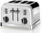 Cuisinart 4 Slice Toaster Broodrooster CPT180SE - 4 sleuven - Ontdooifunctie - Bagelfunctie - 6 standen - Zilver