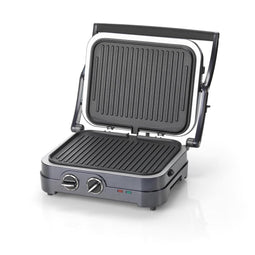 Cuisinart Griddle & Grill 3-in-1 Contactgrill GR47BE - Grill, BBQ en Panini - Plancha bakplaat - PFOA free coating - Anti-aanbaklaag - Tot 240°C