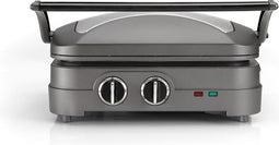 Cuisinart Griddler Elite Grill Contactgrill GR47E - PFAS Vrij - Grillen / Barbeque / Panini - Afwasbare platen - Tot 240 °C