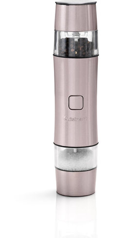 Cuisinart Seasoning Mill Elektrische 2-in-1 Zout- en Pepermolen SG6PE - Draadloze Kruidenmolen - Roze