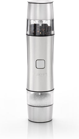 Cuisinart Seasoning Mill Elektrische 2-in-1 Zout- en Pepermolen SG6SE - Draadloze Kruidenmolen - Zilver