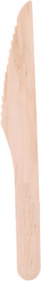 Cuisine Elegance Wegwerpmessen 16 Cm Hout Bruin 50 Stuks