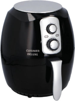 Cuisinier Deluxe Airfryer - 3.6L - 80 tot 200 °C - Timer tot 60 Min - 1400W