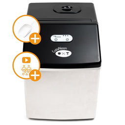 CuisiNoon® IJsblokjesmachine - Incl IJsemmer & IJsschep - IJsblokjesmaker - 24 ijsblokjes in 14 min.