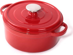 Cuisinova Braadpan - Gietijzer - 2,5 liter - 20 cm - Rood