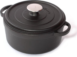 Cuisinova Braadpan - Gietijzer - 2,5 liter - 20 cm - Zwart