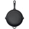 Cuisinova Grilpan Gietijzer - Rond - 25 cm - Zwart