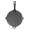 Cuisinova Grilpan Gietijzer - Rond - 25 cm - Zwart