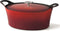 Cuisinox Braadpan - Rood - 29 cm - Gietijzer
