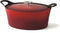 Cuisinox Braadpan - Rood - 29 cm - Gietijzer