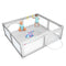 Coast Speelbox Baby - 206 x 185,5 x 68 cm - 50 kleurrijke ballen - Grijs