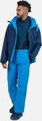 Rossignol Ski Pants - Heren skibroek - Afneembare bretels 20000 mm waterdicht - Blauw - Maat XXL