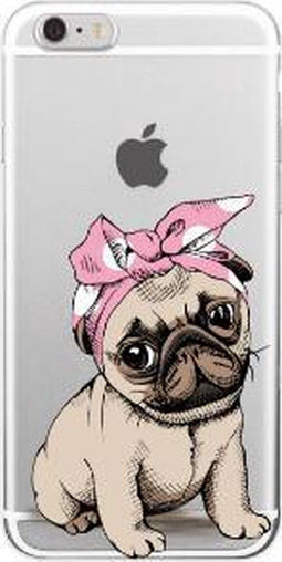 Apple iPhone 5 / 5S / SE (2016) - Siliconen hoesje - Schattig hondje