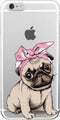 Apple iPhone 5 / 5S / SE (2016) - Siliconen hoesje - Schattig hondje