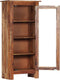 vidaXL - Hoge - kast - 50x30x110 - cm - massief - sheeshamhout