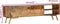 vidaXL - Tv-meubel - 140x30x40 - massief - sheeshamhout