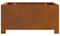 vidaXL - Vierkante - Vuurkorf - 60x60x30 - cm - Weerbestendig - Staal