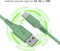 imoshion Kabel - USB C naar USB A Kabel - 1 meter - USB-C Oplader Kabel - Geschikt voor o.a. Apple iPhone 15/16 en Samsung - Groen