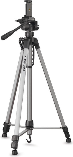 Cullmann Alpha 2800 Mobile | Aluminium statief voor smartphone en camera | Kleur: zilvergrijs