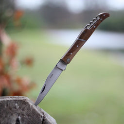 Cultra Zakmes - Vouwmes - Handgemaakt - RVS - Woody