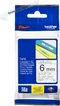 Brother P-Touch TZe111 - Printerlabel - 6 mm zwart op transparante tape (8 m)