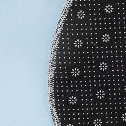 CUMULUS - Vloerkleed - Blauw - 90 x 120 cm - Polyester