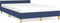 vidaXL - Bedframe - zonder - matras - 120x190 - cm - stof - blauw