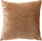 Dutch Decor TINO - Sierkussen velvet 45x45 cm Tobacco Brown - bruin - Inclusief binnenkussen
