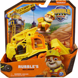 Rubble & Crew - Speelgoedauto met speelfiguur en beweegbare onderdelen - stijlen kunnen variëren