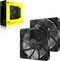 Corsair RS140 - Ventilator - 140mm - Zwart (2 stuks)