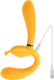 Evolved - The Monarch Strapless Strap On Vibrator - Geel