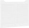 vidaXL - Draaideuren - louvre - design - 2 - paar - 80x100 - cm - wit