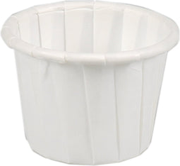 Cup - Portiecup - Papier - 20ml - 0.75oz - 27mm - wit - 250 stuks
