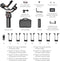 Hohem iSteady MT2 - Camera Gimbal Kit - Stabilisatie 1.2kg - Zwart