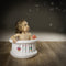 Cupcake Babies Basic Pack: Opblaasbaar Wit Babybadje in reistasje