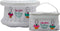 Cupcake Babies Basic Pack: Opblaasbaar Wit Babybadje in reistasje