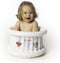 Cupcake Babies Basic Pack: Opblaasbaar Wit Babybadje in reistasje