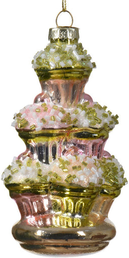 Cupcakes glas l6.2b5.3h11.2 cm multi kerst
