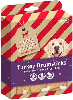 Cupid & Comet Xmas Turkey Drumsticks 160 gram