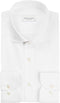 Profuomo slim fit heren overhemd - twill - strijkvriendelijk - wit - boordmaat: 39