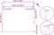 vidaXL - Rolgordijn - verduisterend - 165x150 - cm - stofbreedte - 161,6 - cm