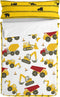Gewatteerd beddengoed met ritssluiting HappyFriday Mr Fox Machinery Multicolour 105 x 200 cm