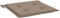 vidaXL - Tuinstoelkussens - 2 - st - 50x50x3 - cm - stof - taupe