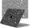 Lunso Geschikt voor MacBook Pro 13 inch M1/M2 (2020-2022) cover hoes - case - Terrazzo Bergamo