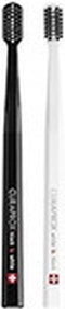 Curaprox Black is White CS5460 - Tandenborstel - 2 stuks - Wit en zwart