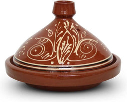 Safaary - Marokkaanse Tajine met motief Bol Ø 30 x 22cm
