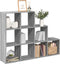 vidaXL - Kamerscherm - / - boekenkast - 137,5x29x103,5 - cm - hout - grijs - sonoma