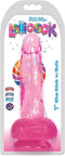 Curve Toys Slim Stick Cherry Ice - Dildo met ballen - 18 cm pink